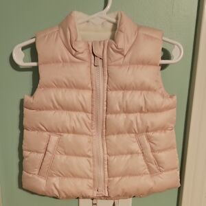Old Navy Pink Puffer Vest for Kids